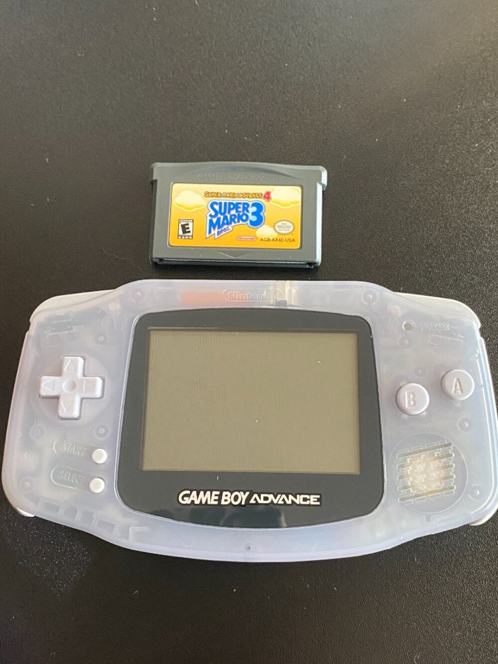 Nintendo Game Boy Advance Clear Console Bundle + 5 Games, Case, Accessories - Picture 2 of 13